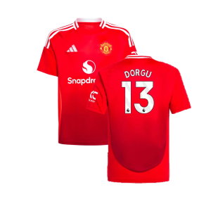 2024-2025 Man Utd Home Shirt (Kids) (Dorgu 13)