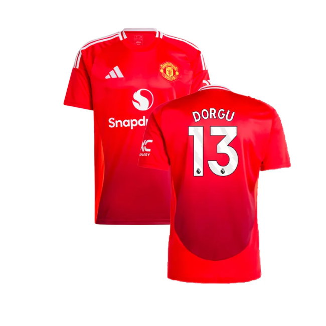 2024-2025 Man Utd Home Shirt (Dorgu 13)