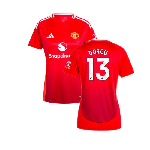 2024-2025 Man Utd Home Shirt (Womens) (Dorgu 13)