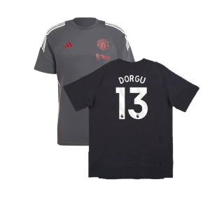2024-2025 Man Utd EU Training Tee (Carbon) (Dorgu 13)
