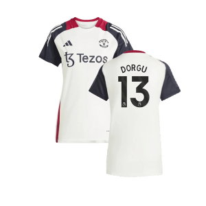 2025 Man Utd Training Jersey (Off White) - Womens (Dorgu 13)