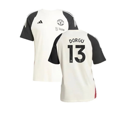 2024-2025 Man Utd Training Tee (Off White) (Dorgu 13)