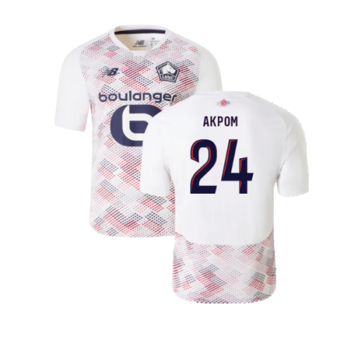 2024-2025 Lille Away Shirt (Akpom 24)