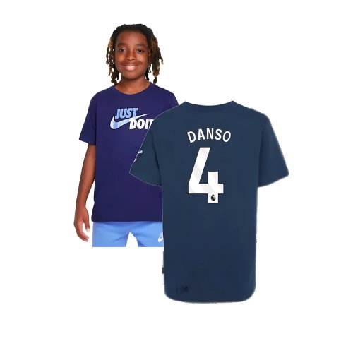 2024-2025 Tottenham Hotspur Just Do It T-Shirt (Navy) - Kids (Danso 4)