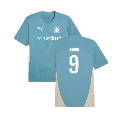 2024-2025 Marseille Training Shirt (Bold Blue) (Gouiri 9)