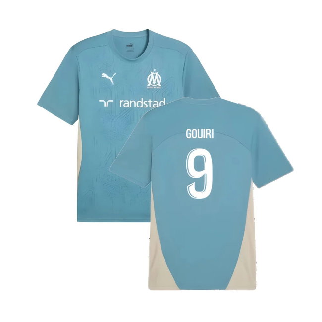 2024-2025 Marseille Training Shirt (Bold Blue) (Gouiri 9)