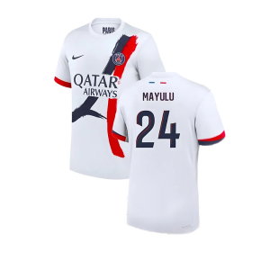 2024-2025 PSG Away Authentic Dri-ADV Shirt (Mayulu 24)