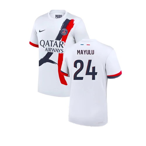 2024-2025 PSG Away Authentic Dri-ADV Shirt (Mayulu 24)
