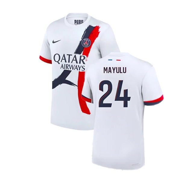 2024-2025 PSG Away Authentic Dri-ADV Shirt (Mayulu 24)