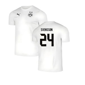 2024-2025 Borussia Dortmund Pre-Match Shirt (White) (Svensson 24)