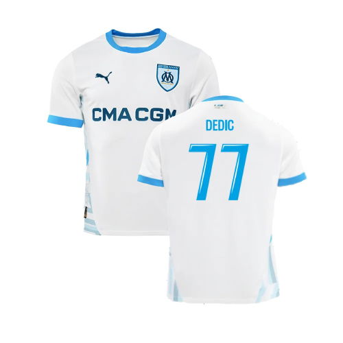 2024-2025 Marseille Home Shirt (Dedic 77)