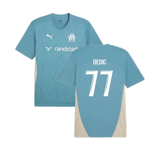 2024-2025 Marseille Training Shirt (Bold Blue) (Dedic 77)