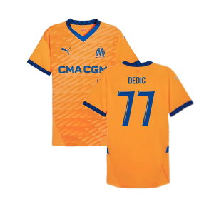 2024-2025 Marseille Third Authentic Shirt (Dedic 77)