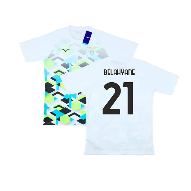 2024-2025 Lazio Pre-Match Jersey (White) (Belahyane 21)