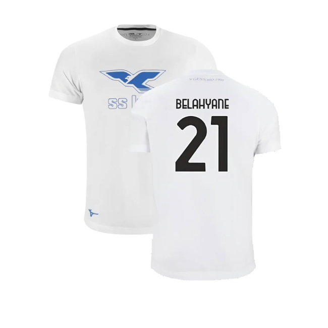 Lazio 125th Anniversary Cotton Tee (White) (Belahyane 21)