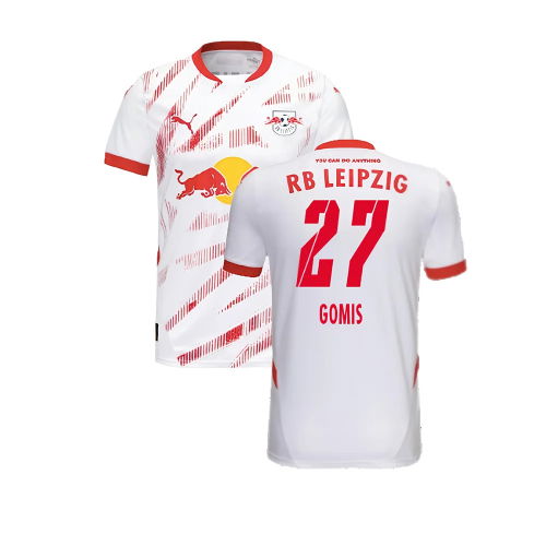 2024-2025 Red Bull Leipzig Home Shirt (Gomis 27)