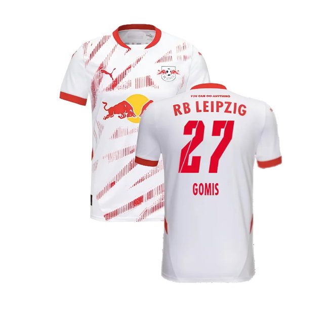 2024-2025 Red Bull Leipzig Home Shirt (Kids) (Gomis 27)