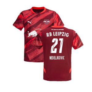 2024-2025 Red Bull Leipzig Away Shirt (Kids) (Nedeljkovic 21)