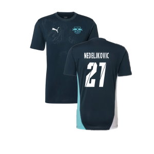 2024-2025 Red Bull Leipzig Training Shirt (Dark Night) (Gomis 27)