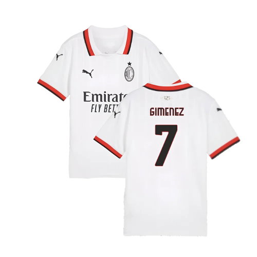 2024-2025 AC Milan Away Shirt (Kids) (Gimenez 7)