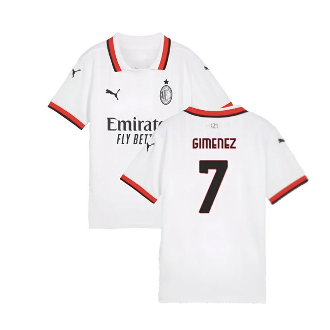 2024-2025 AC Milan Away Shirt (Kids) (Gimenez 7)