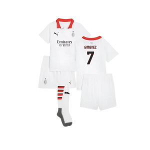 2024-2025 AC Milan Away Mini Kit (Gimenez 7)
