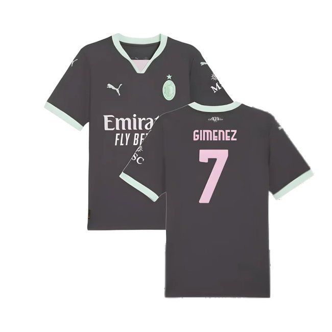 2024-2025 AC Milan Third Shirt (Gimenez 7)