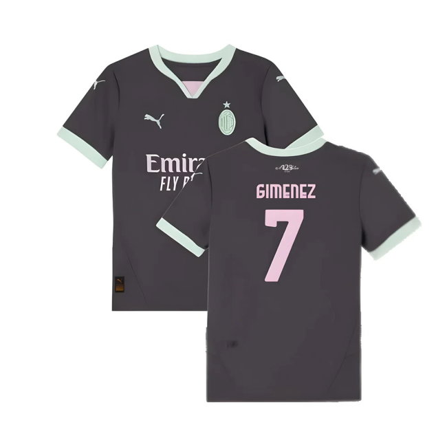 2024-2025 AC Milan Third Shirt (Kids) (Gimenez 7)