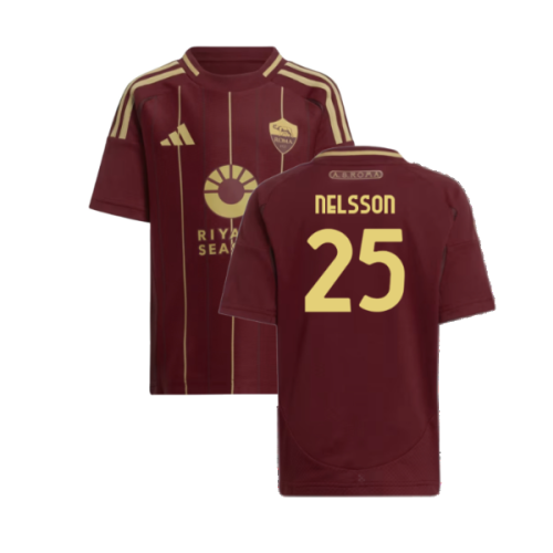 2024-2025 Roma Home Shirt (Kids) (Nelsson 25)