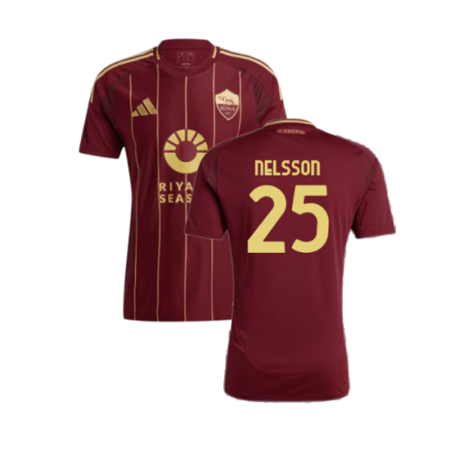 2024-2025 Roma Home Shirt (Nelsson 25)