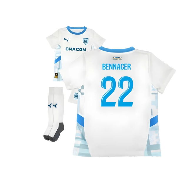 2024-2025 Marseille Home Mini Kit (Bennacer 22)