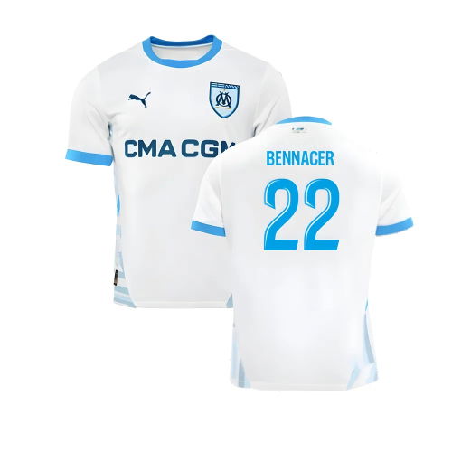 2024-2025 Marseille Home Shirt (Bennacer 22)