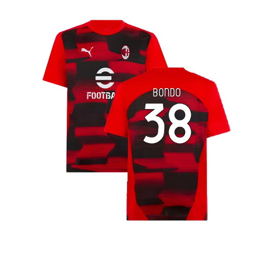 2024-2025 AC Milan Prematch SS Shirt (Red) (Bondo 38)