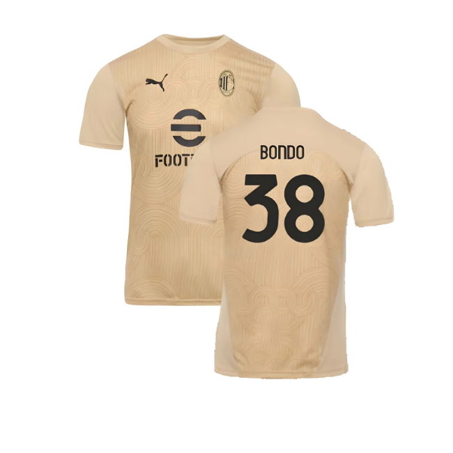 2024-2025 AC Milan Pre-Match Shirt (Putty) (Bondo 38)