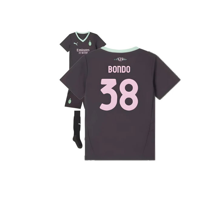 2024-2025 AC Milan Third Mini Kit (Bondo 38)