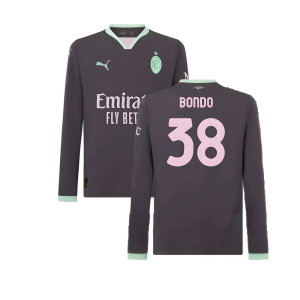 2024-2025 AC Milan Third Long Sleeve Shirt (Bondo 38)