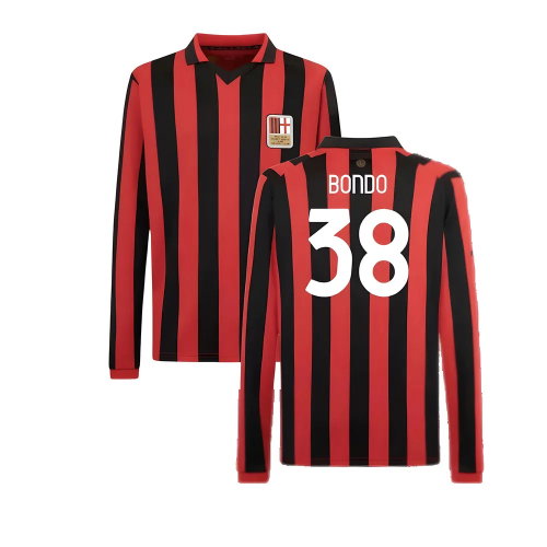 AC Milan 125th Authentic Shirt LS (Black-Red) (Bondo 38)