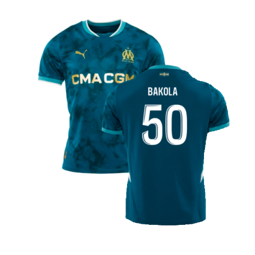 2024-2025 Marseille Away Shirt (Bakola 50)