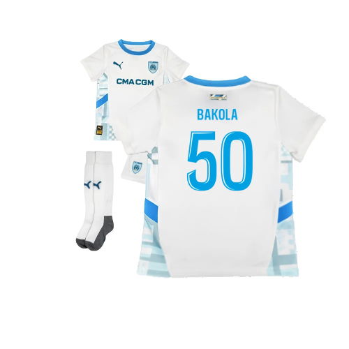 2024-2025 Marseille Home Mini Kit (Bakola 50)