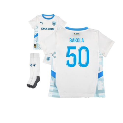 2024-2025 Marseille Home Mini Kit (Bakola 50)