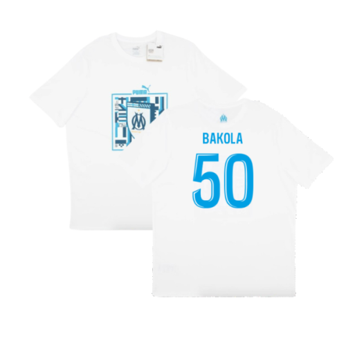 2024-2025 Marseille ftblCulture Tee (White) (Bakola 50)