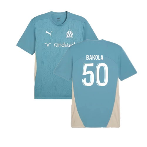 2024-2025 Marseille Training Shirt (Bold Blue) (Bakola 50)