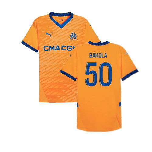 2024-2025 Marseille Third Authentic Shirt (Bakola 50)