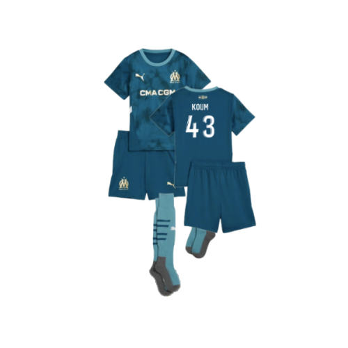 2024-2025 Marseille Away Mini Kit (Koum 43)