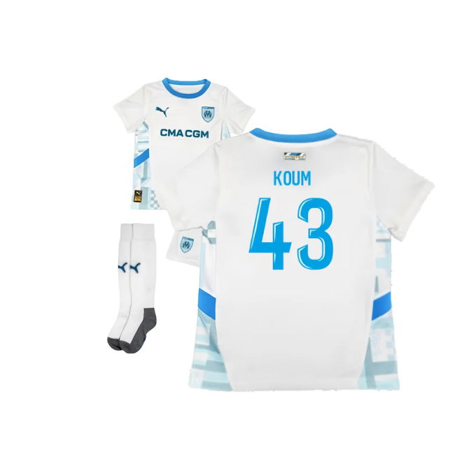 2024-2025 Marseille Home Mini Kit (Koum 43)