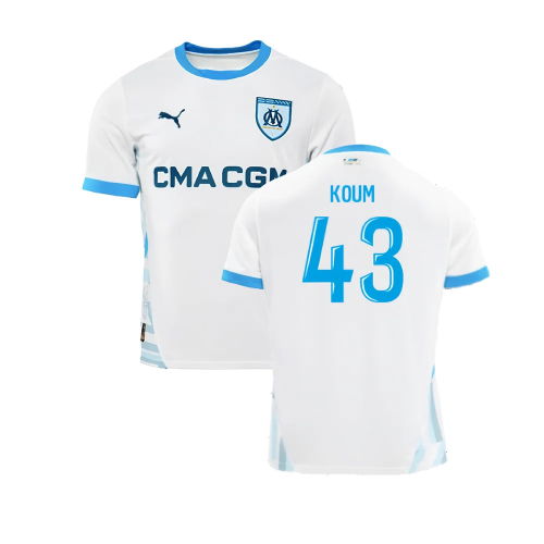 2024-2025 Marseille Home Shirt (Koum 43)