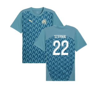 2024-2025 Marseille Pre-Match Shirt (Bold Blue) (Sternal 22)