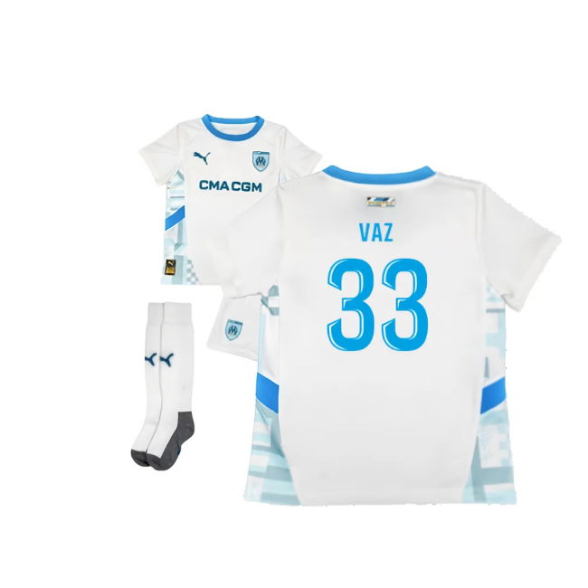 2024-2025 Marseille Home Mini Kit (Vaz 33)