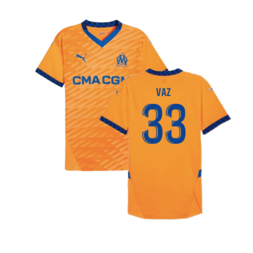2024-2025 Marseille Third Authentic Shirt (Vaz 33)
