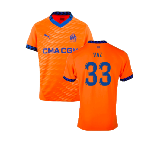 2024-2025 Marseille Third Shirt (Kids) (Vaz 33)